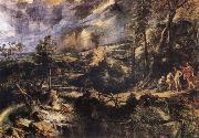 Peter Paul Rubens, Stormy Landscape with Philemon und Baucis